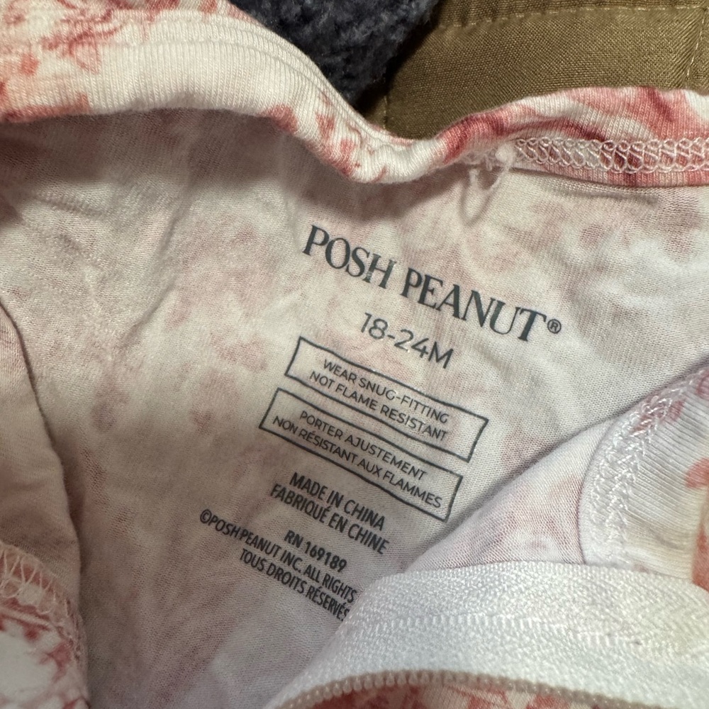 Posh Peanut Blush Tie-Dye Baby Wear